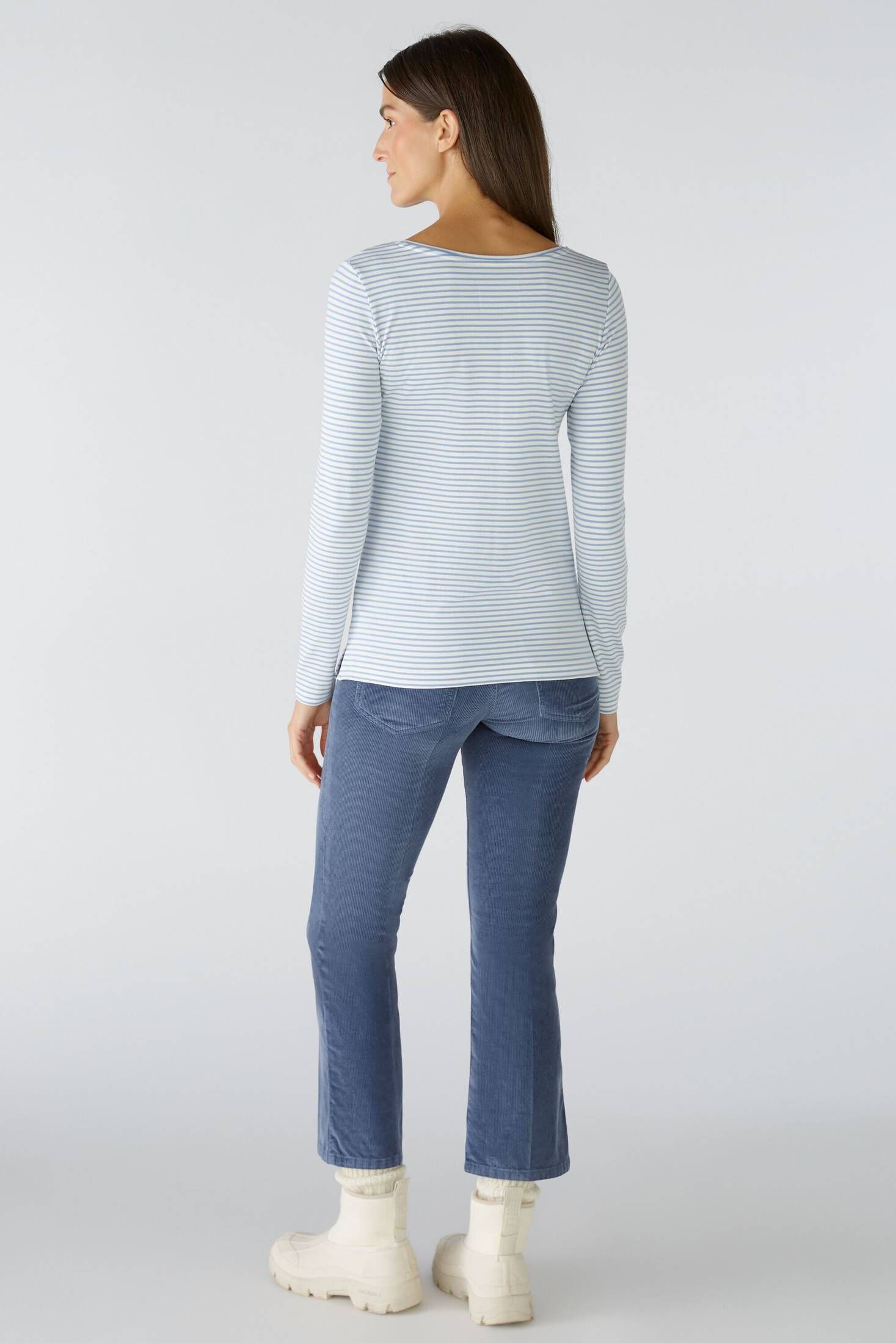 Oui| Damen Langarmshirt