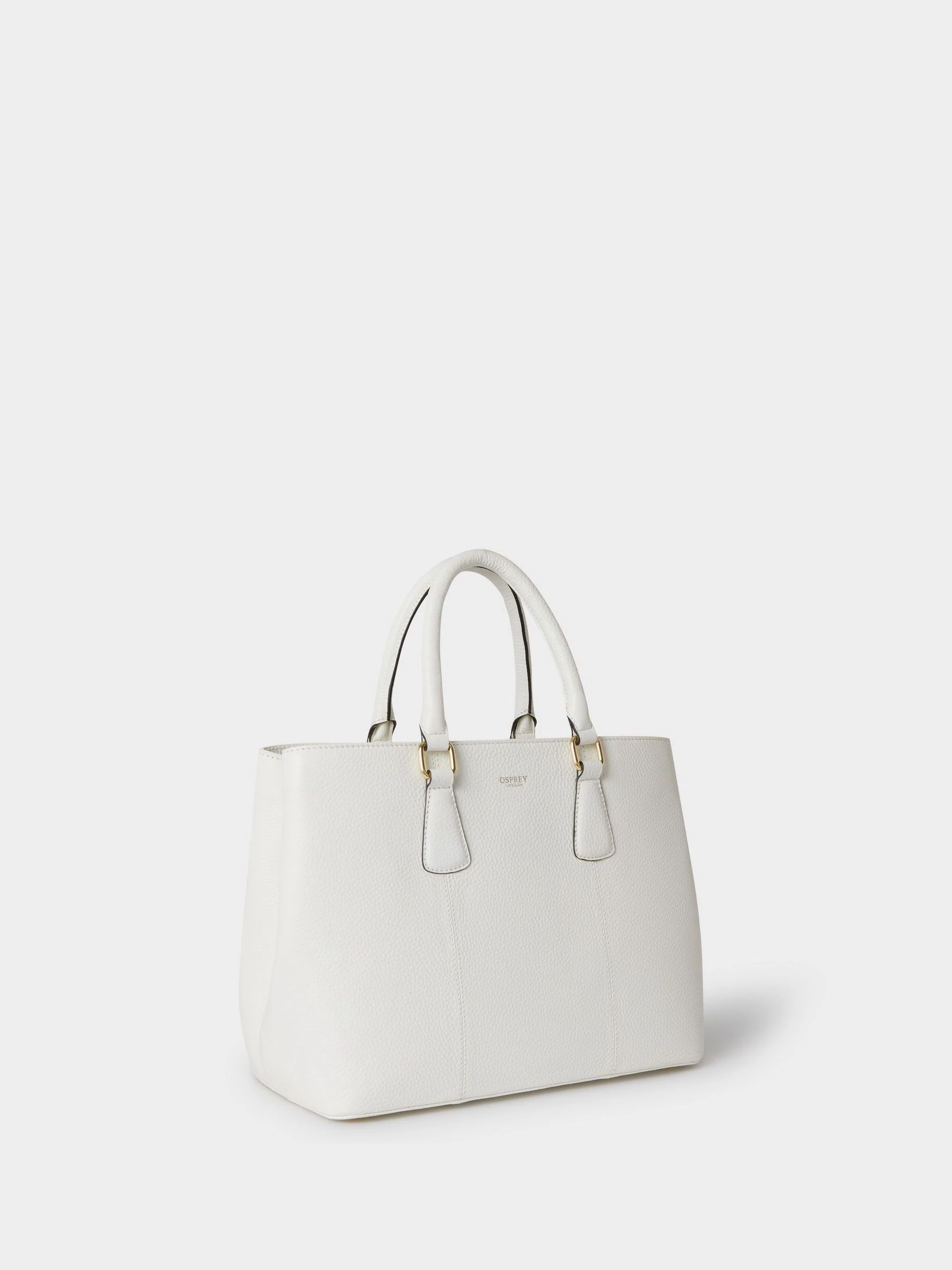 Wit - Osprey London The Adaline werktas van leer