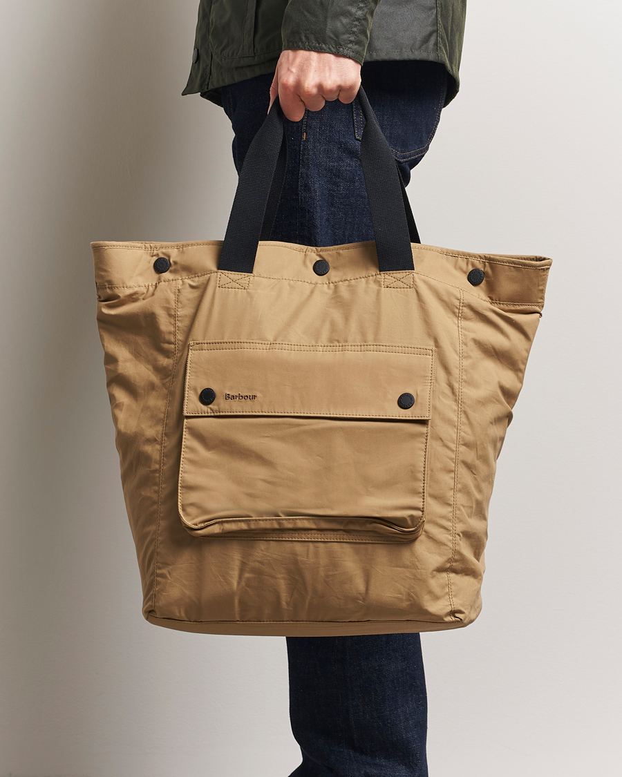 Barbour Lifestyle Transport 3-Way Tote/Backpack Golden Khaki