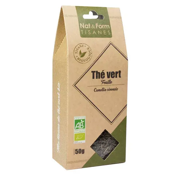 Nat & Form Tisane Thé Vert Bio 50g