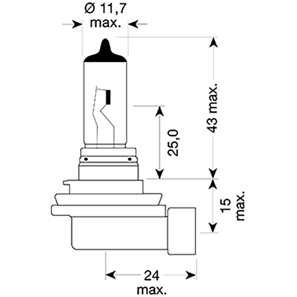 Osram - Ampoule H11 OP64211-01B