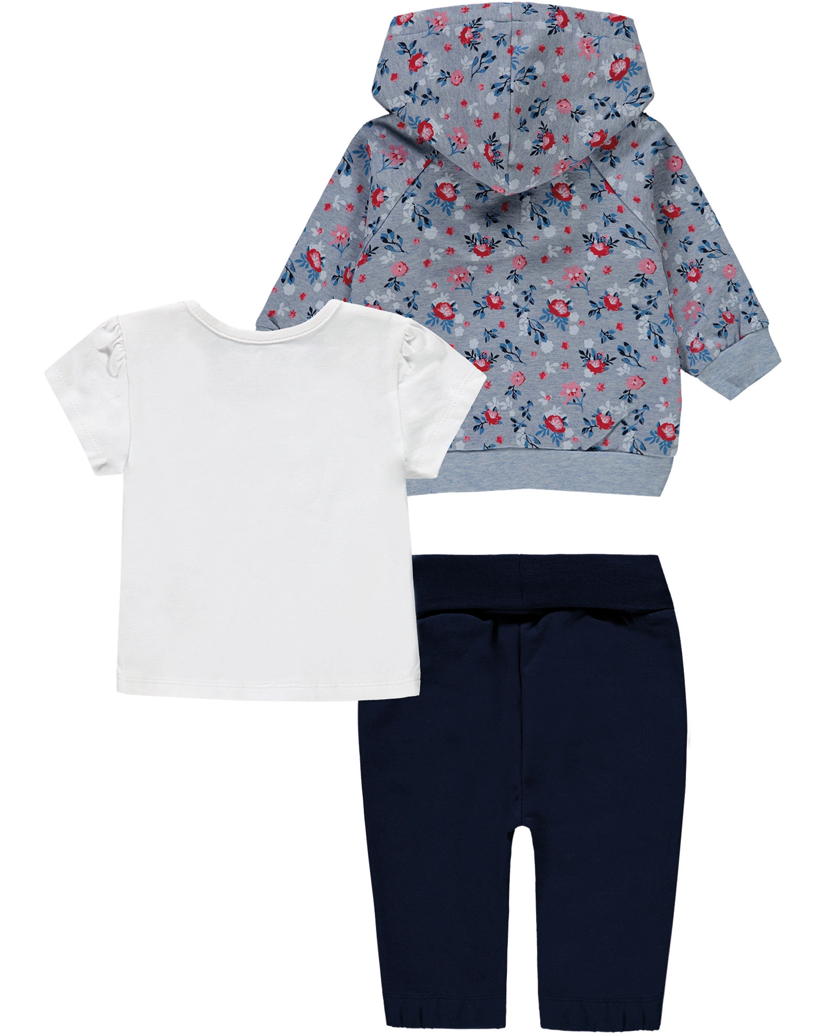 Sweatjacke MARINE SUMMER mit Shirt und Hose in blau