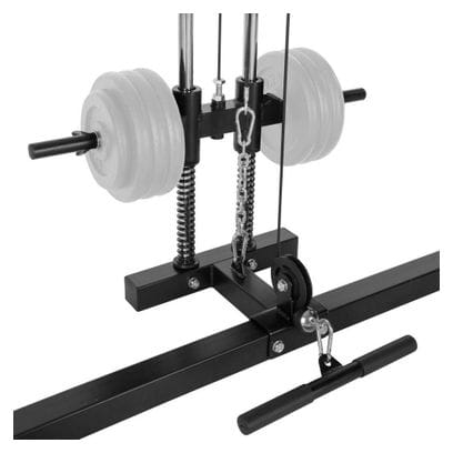 Cage de musculation acier rack de musculation station de fitness noir/bleu 08_0000428