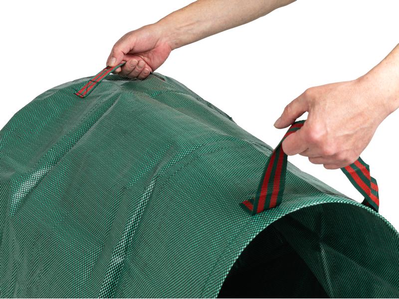 STRUCT Gartensack rund, 272 Liter Reissfester Sack für Lagerung und Transport von Gartenabfällen