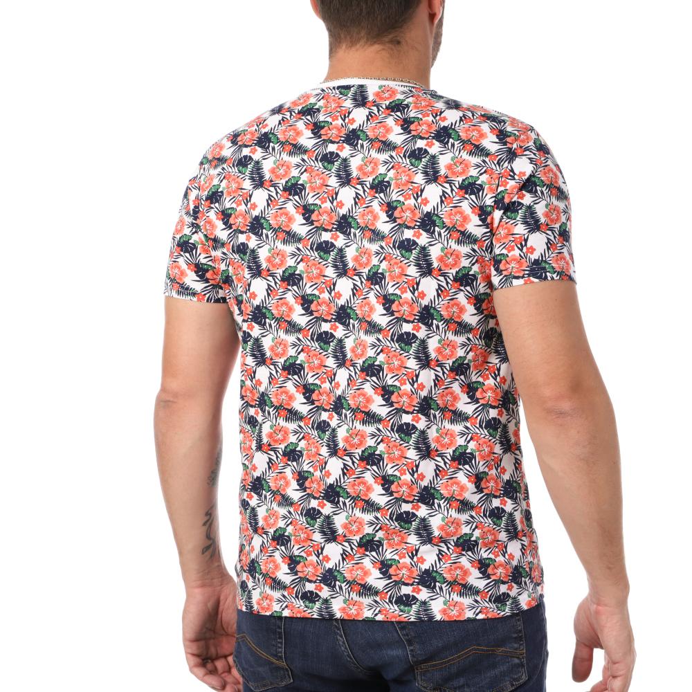 Lee Cooper T-shirt Blanc/Rouge Homme Lee Cooper Olak