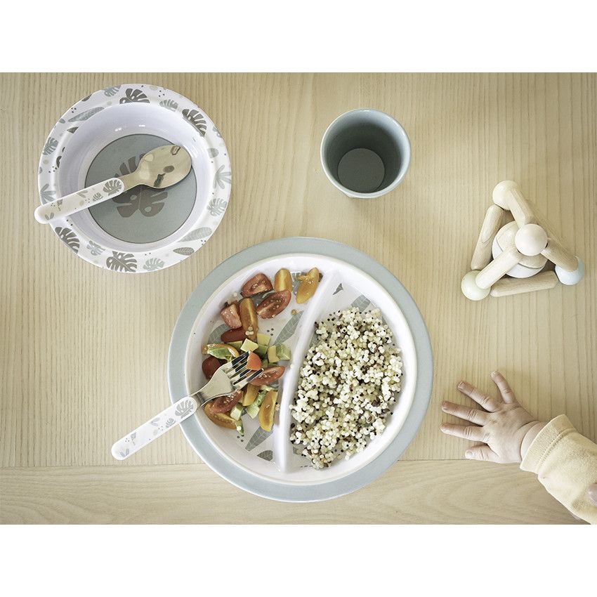 Set repas - Jungle - Ecru