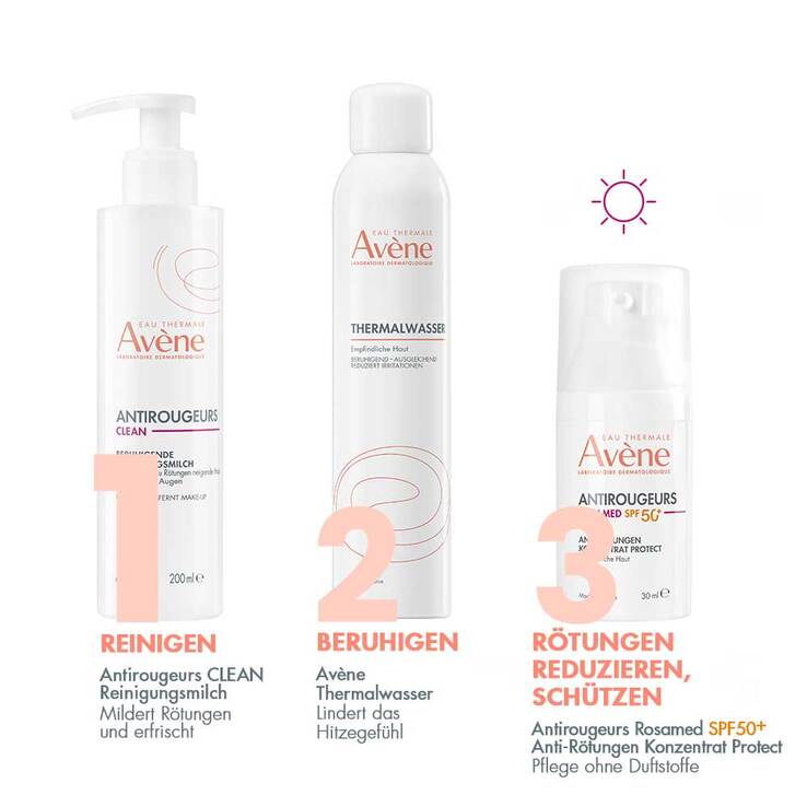 Avene Antirougeurs Clean beruhigende Reinigungsmilch, 200 ml