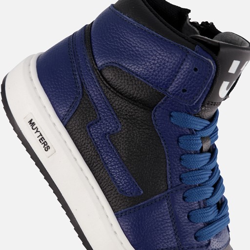 Muyters Sneakers blauw Leer