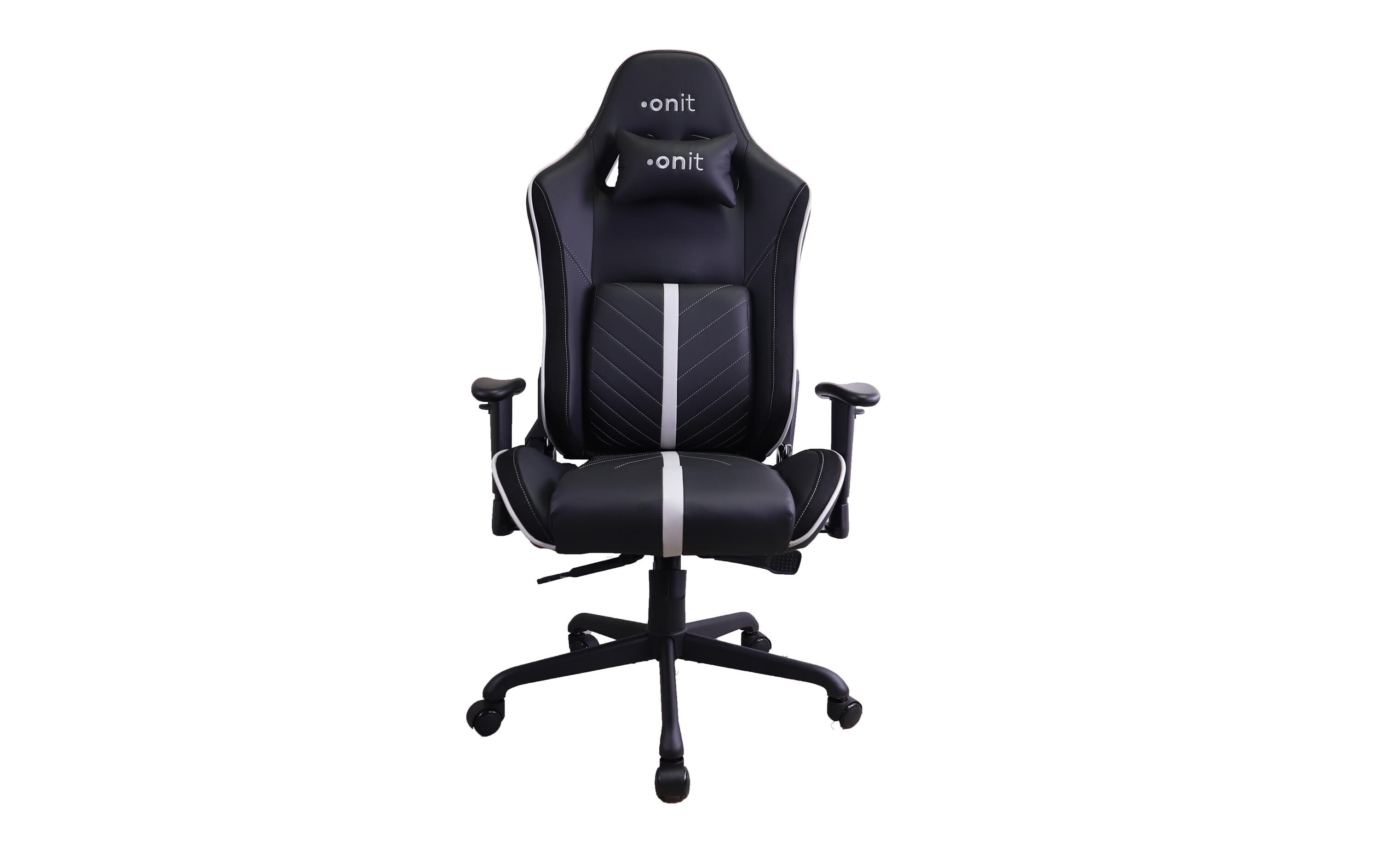 Gaming-Stuhl Pro Schwarz/Grau<br>Ergonomischer Stuhl für lange Gaming-Sessions und Arbeitstage