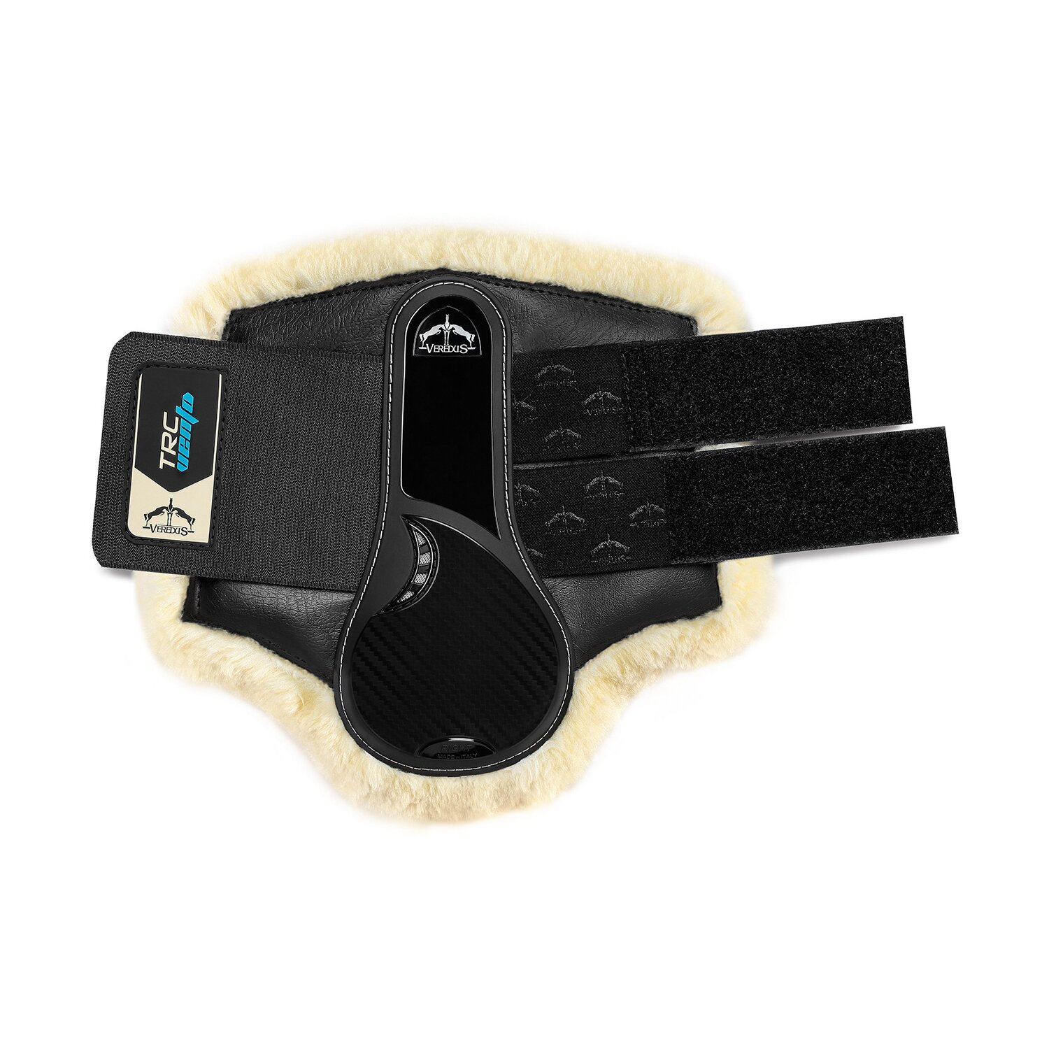VEREDUS Gamaschen TRC Vento Save the Sheep, für die Vorderbeine  - black