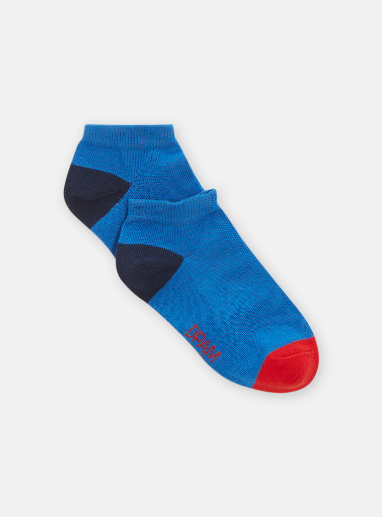 Socquettes bleu pour garçon
