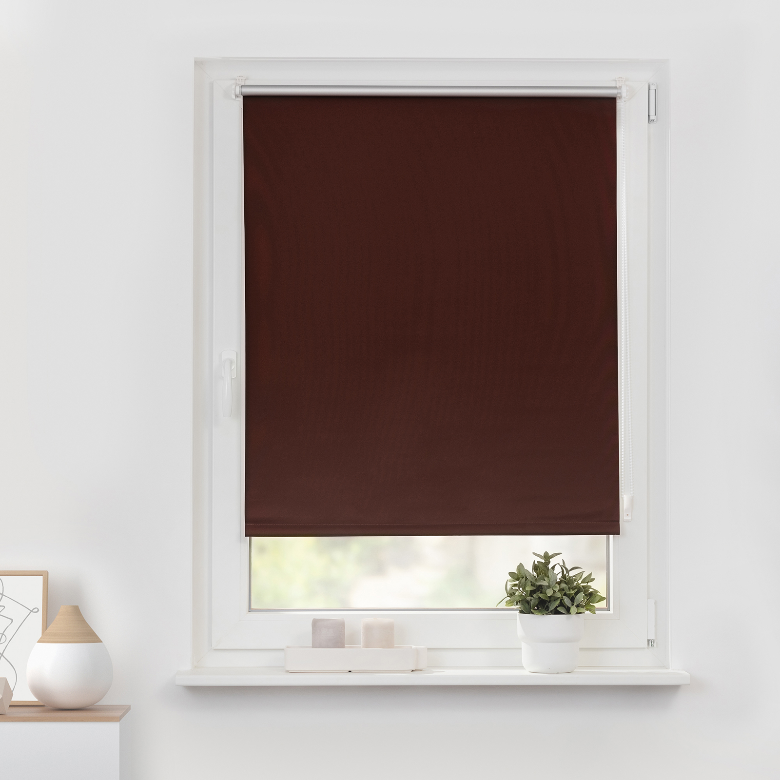 LICHTBLICK Thermo-Rollo - braun - 40x150 cm
