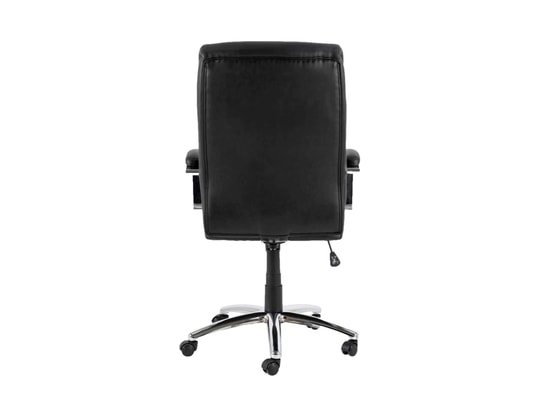 TOILINUX - Chaise de bureau à roulettes ben - noir