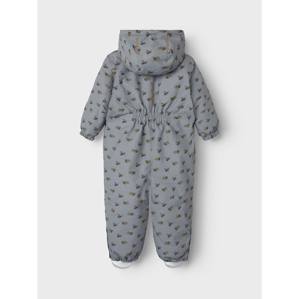 Køb Lil'Atelier Ultimate Grey Airplanes Nmmlasnow10 Flyverdragt Aop Fo Lil