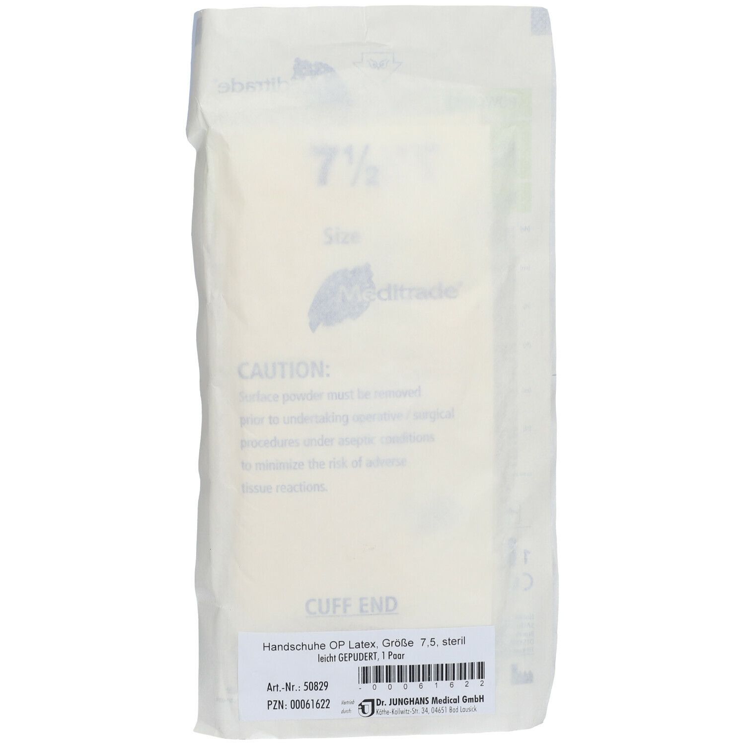 MaiMed® Tex Handschuhe Latex Gr. 7 1/2