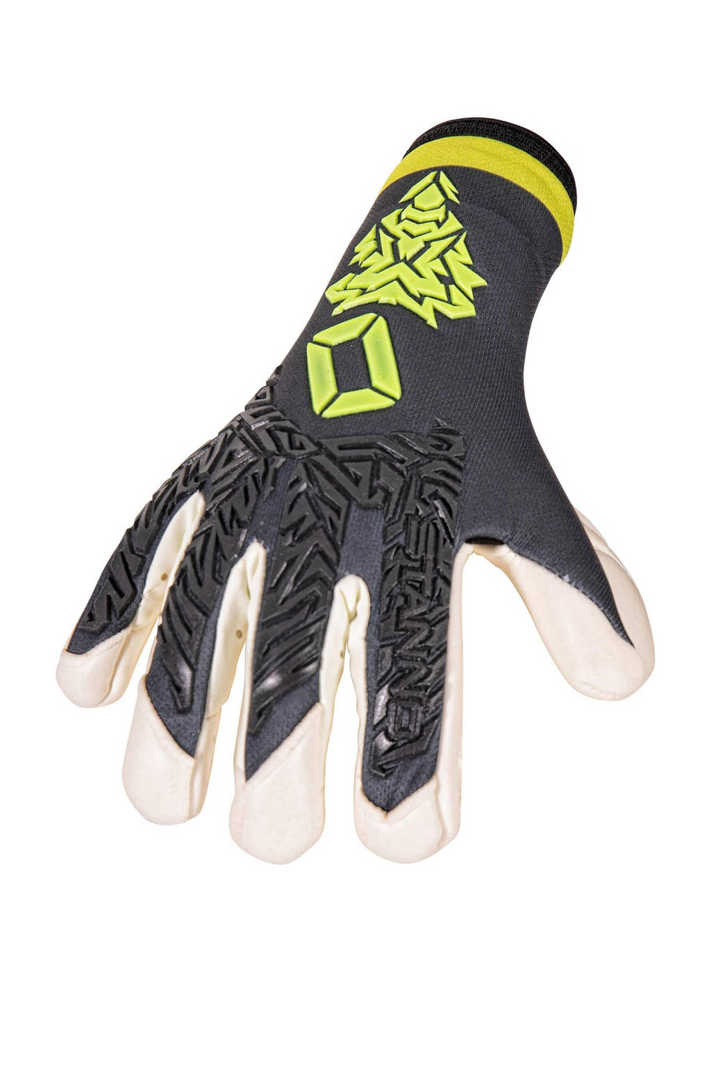 Juniorkeepershandschoenen grijs/wit/geel