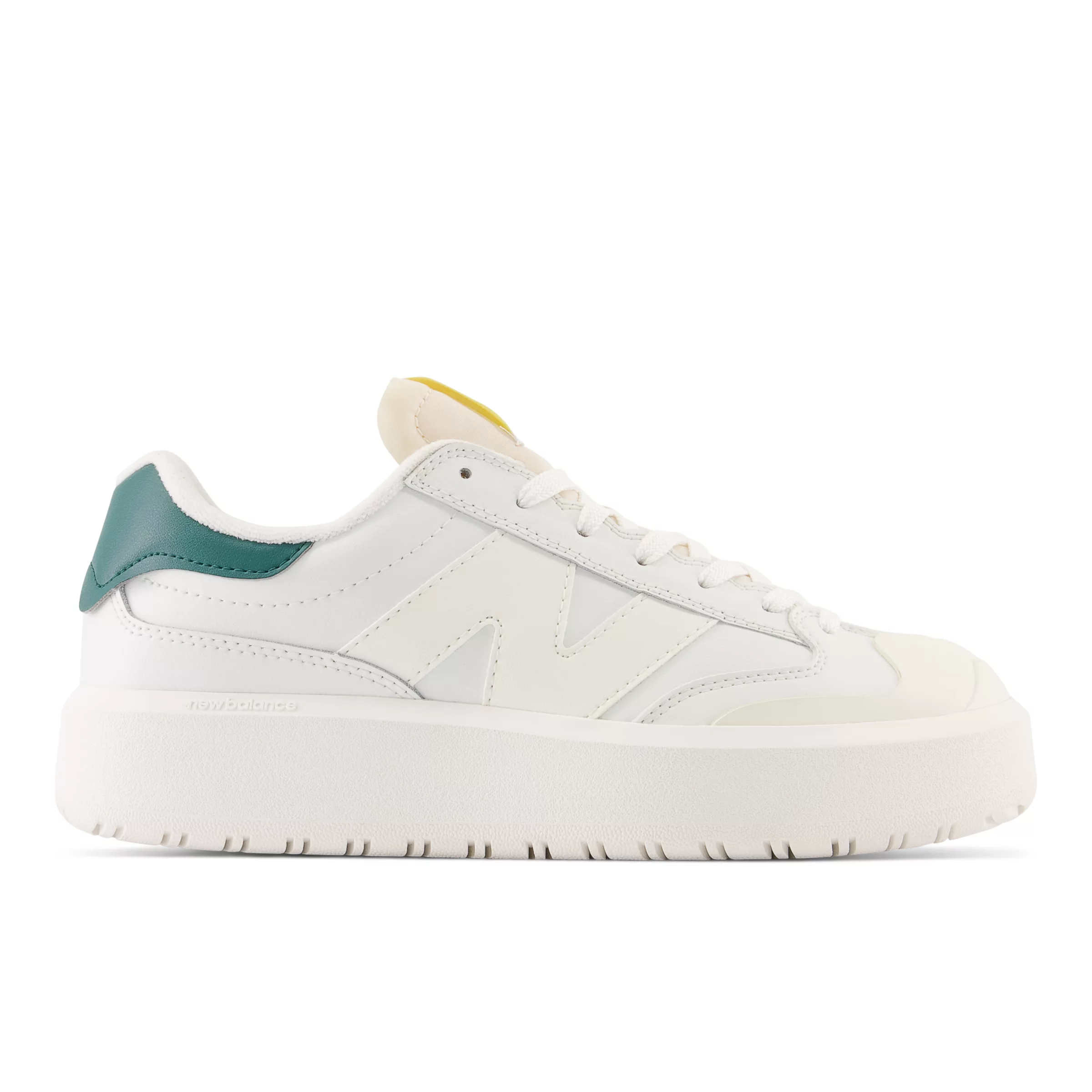 CT302 White con Vintage Teal e Maize