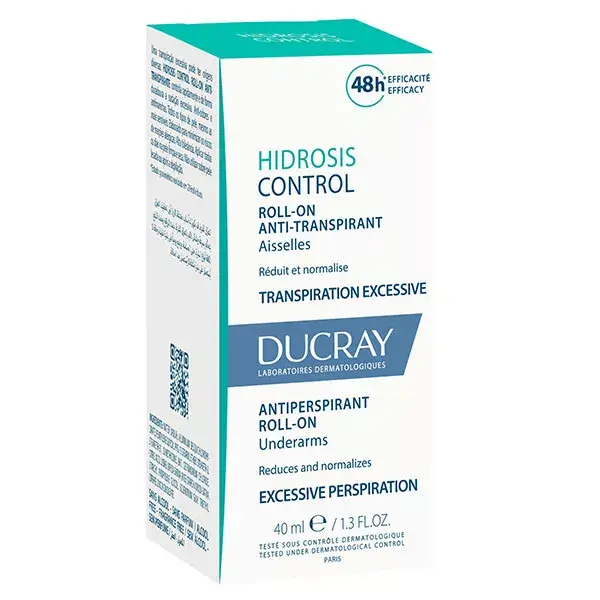Ducray Antitranspirante Roll-On para Controle da Hidrogênese 40ml