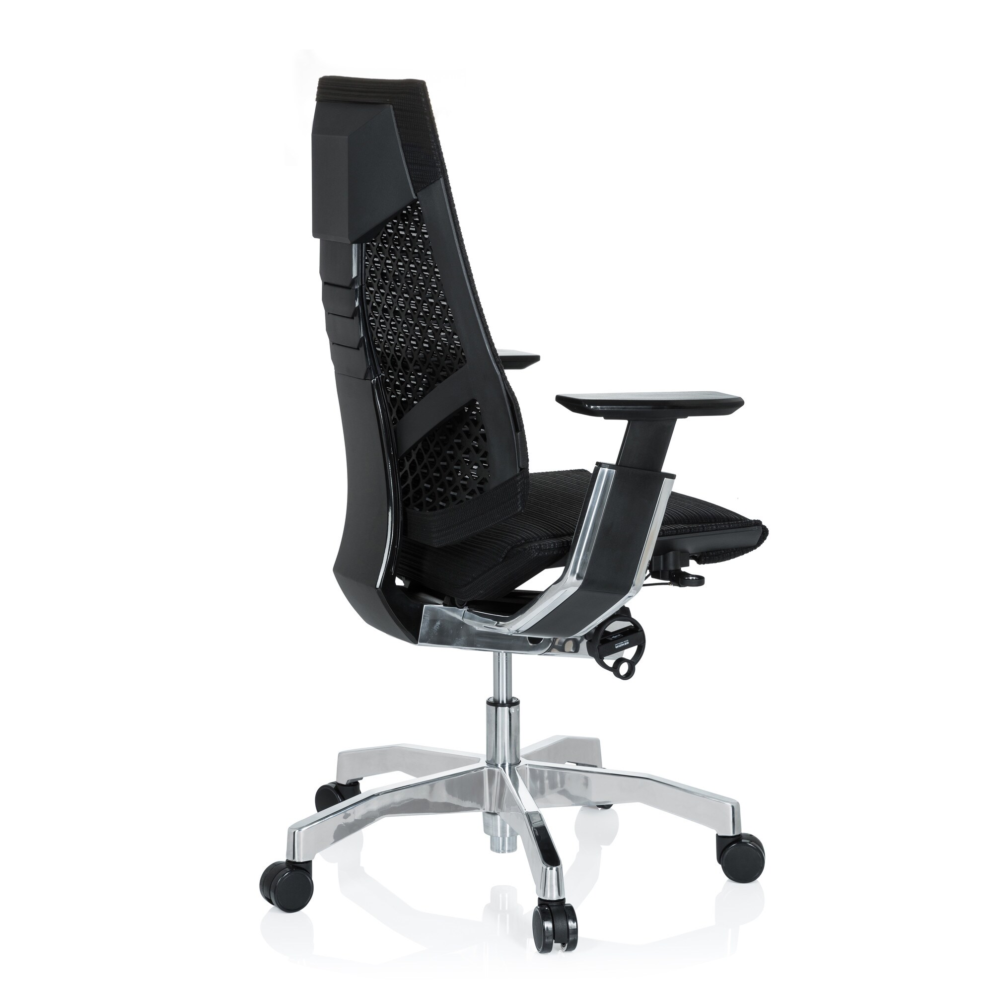 High End Bürostuhl GENIDIA Netzstoff mit Armlehnen hjh OFFICE