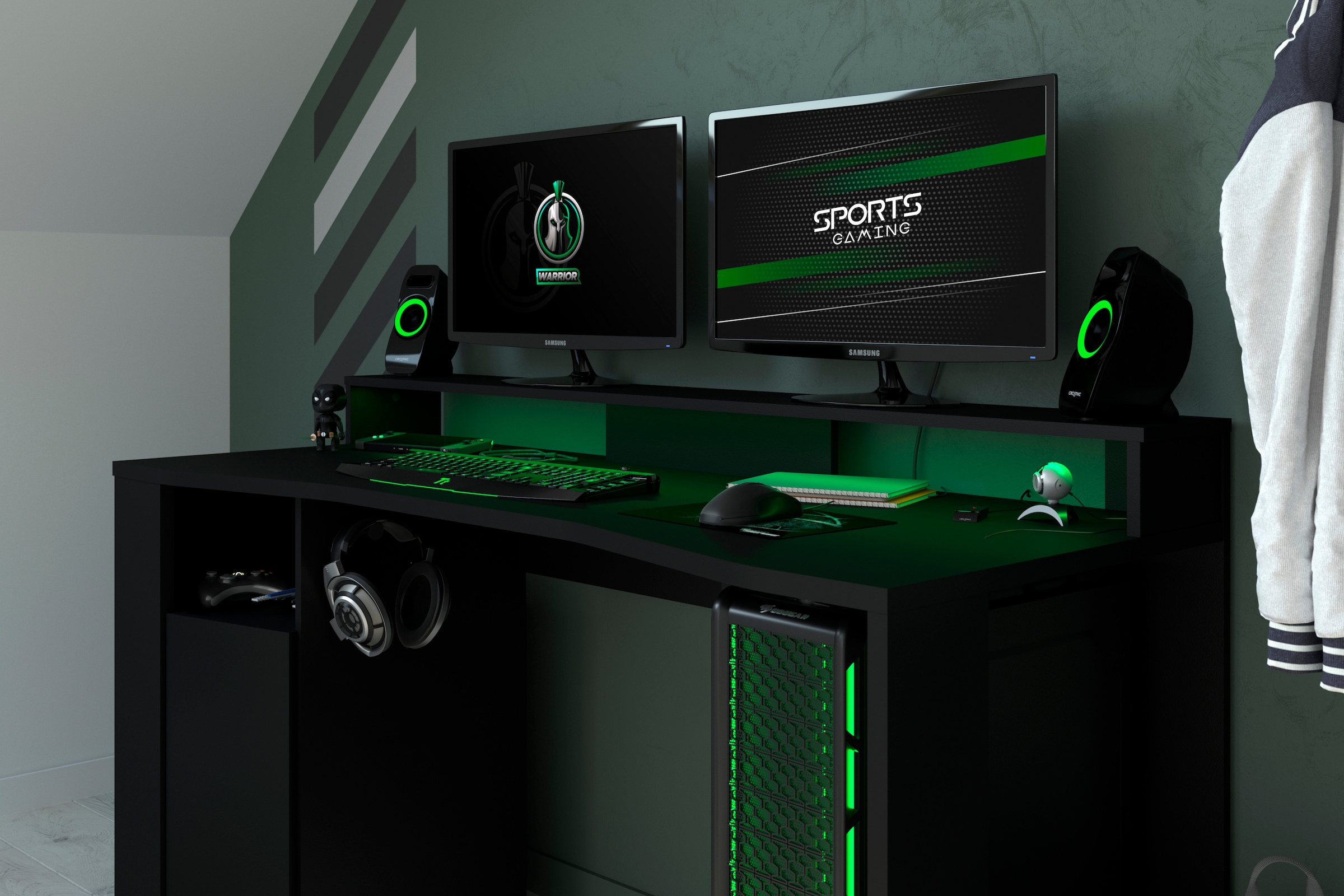Parisot Jugendzimmer-Set »Gaming - Set« 3 Stk. tlg. Gaming-Set
