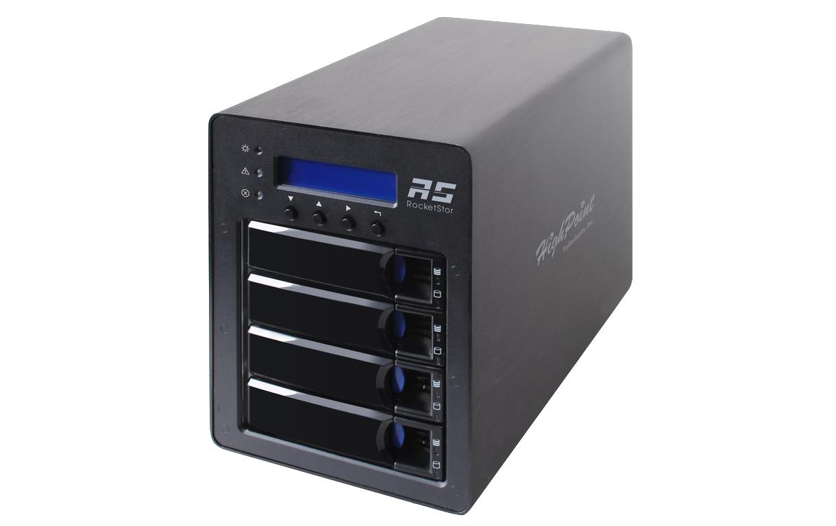 RAID-Controller SSD6540 4-Bay U.2 NVMe RAID Storage Solution<br>Highpoint SSD6540 NVME RAID-StorageSolution