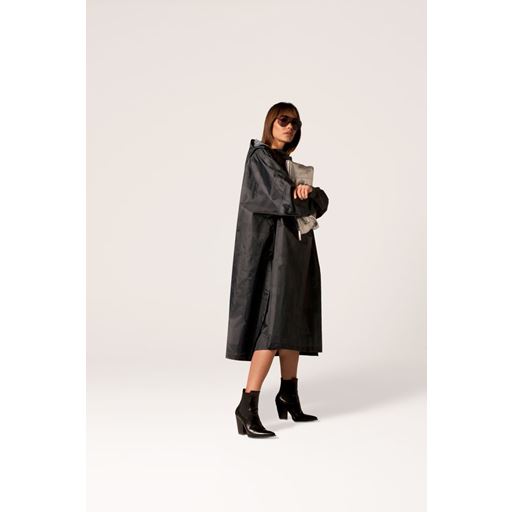 Rainkiss Back To Black Regnponcho, Back to Black, One Size