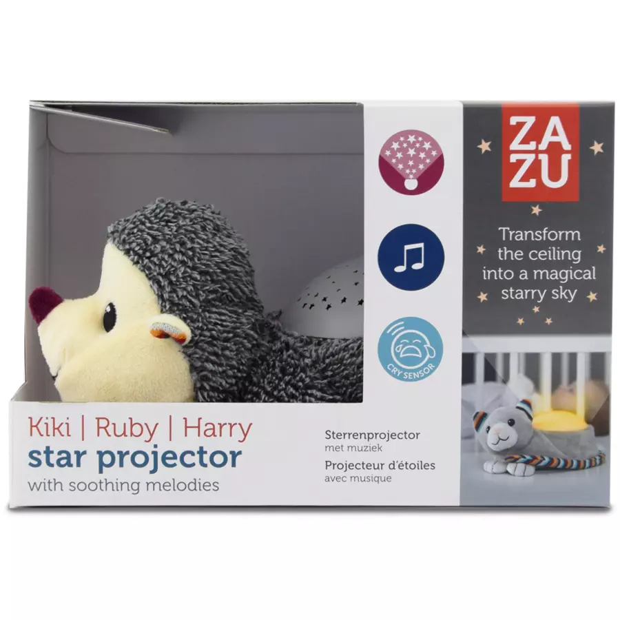 ZAZU Sternenprojektor Harry der Igel mit beruhigenden Sounds