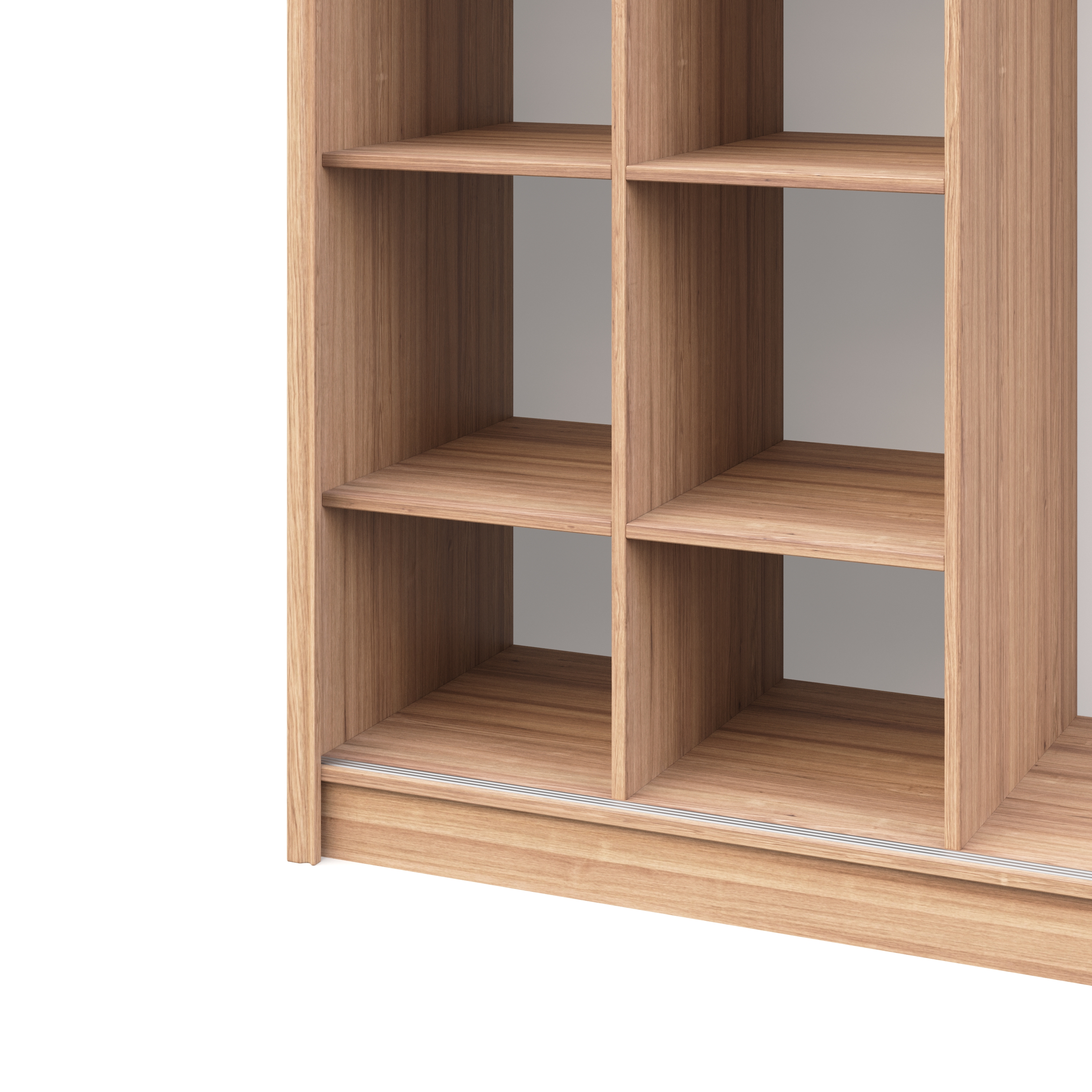 Kleiderschrank Schiebetüren Holz LOLA 200 cm