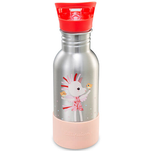 Lilliputiens rvs drinkfles happy lena - 600 ml |ilovespeelgoed.nl