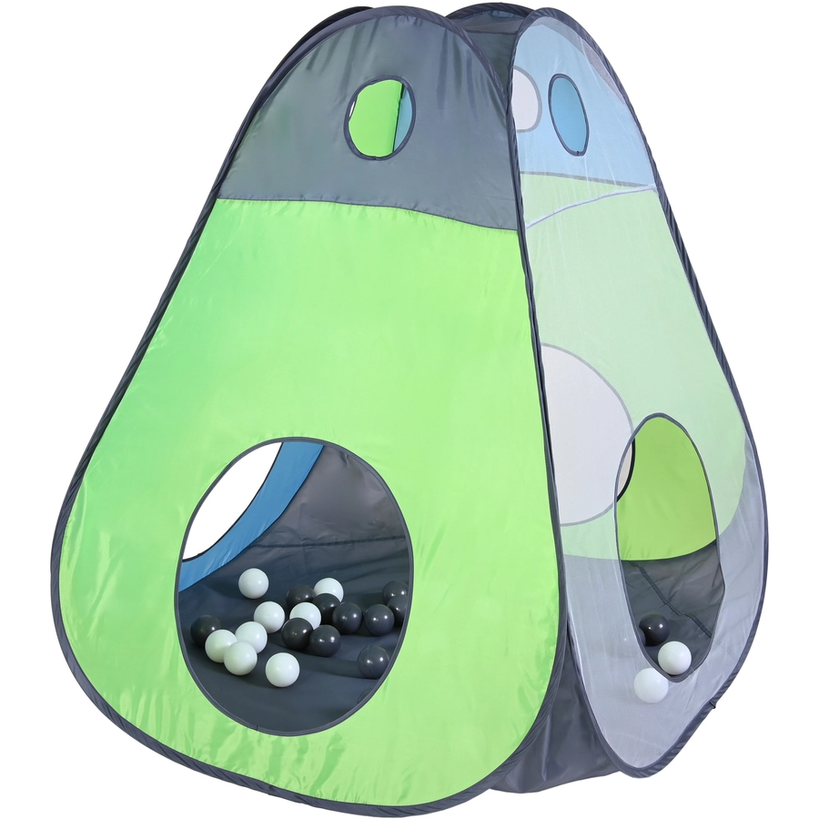 knorr toys® Spielzelt Green-blue  inkl. 30 balls blau