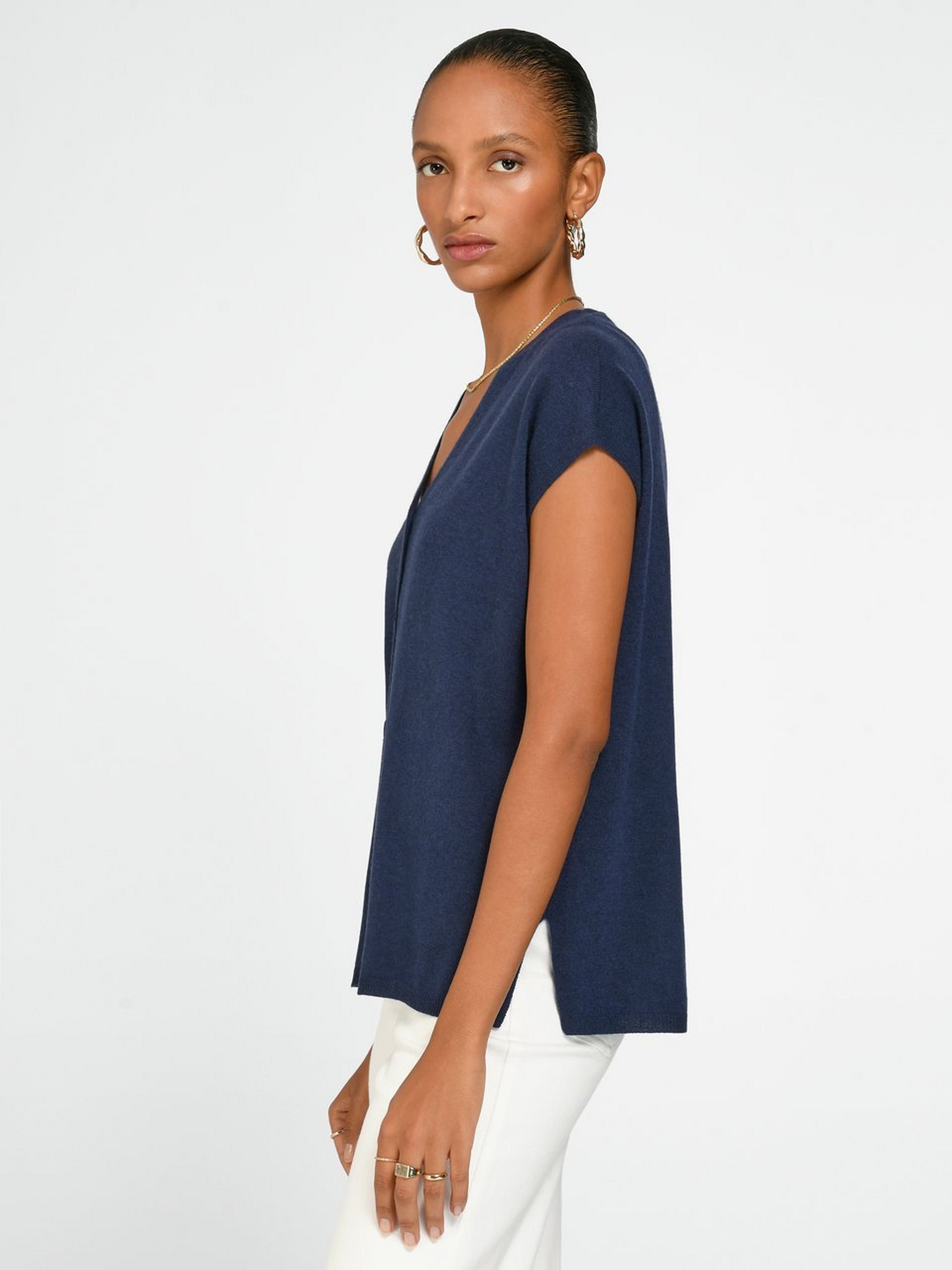 Strickjacke mit Premium-Kaschmir