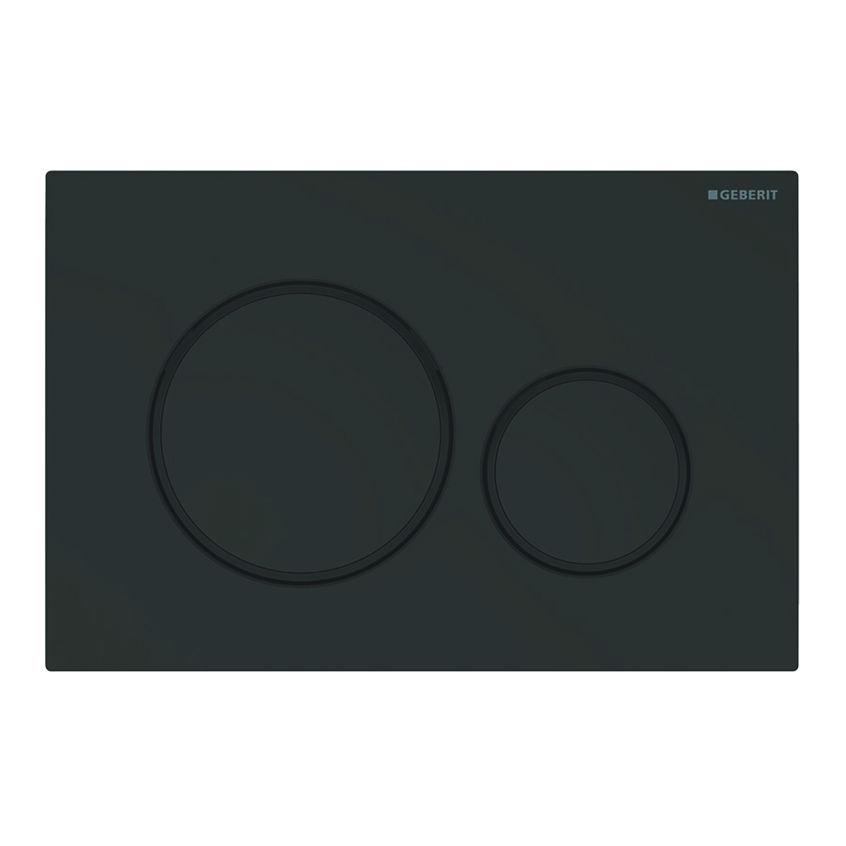 Geberit Sigma 20 drukplaat easy-to-clean mat zwart