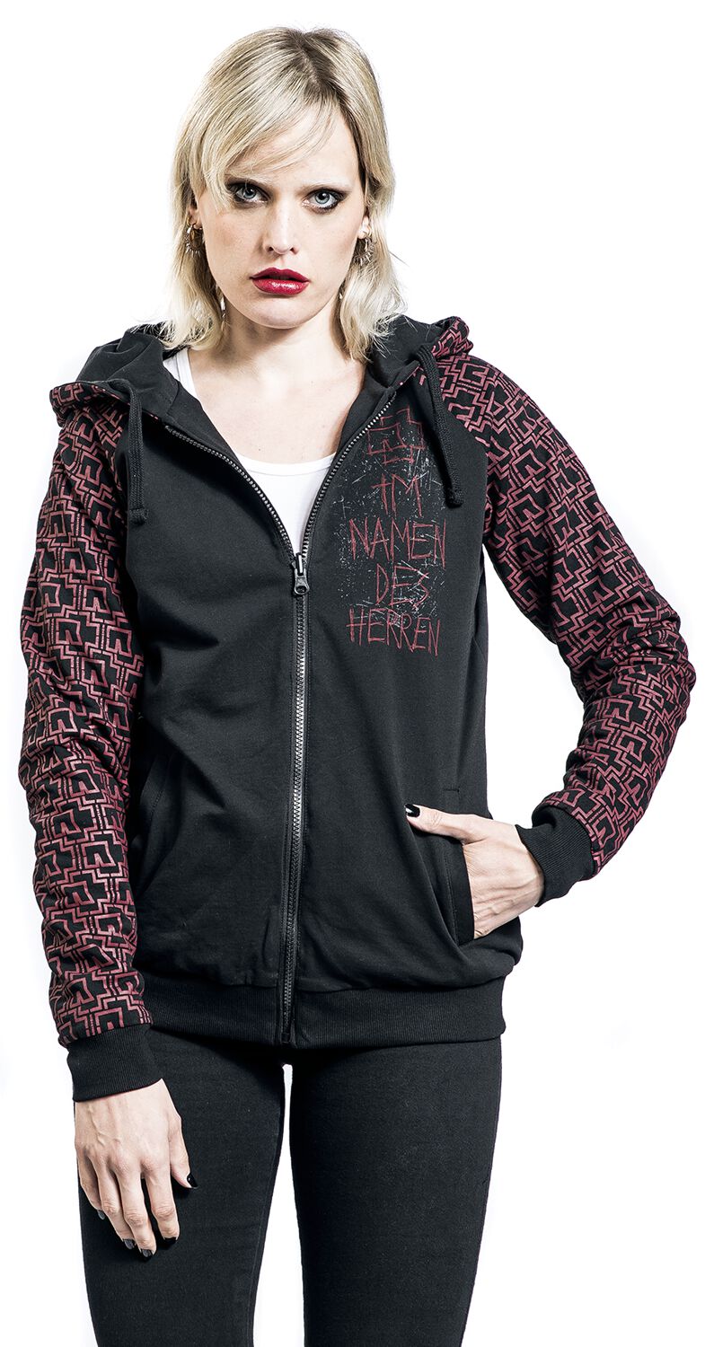 Rammstein Sweat-shirt zippé à capuche
