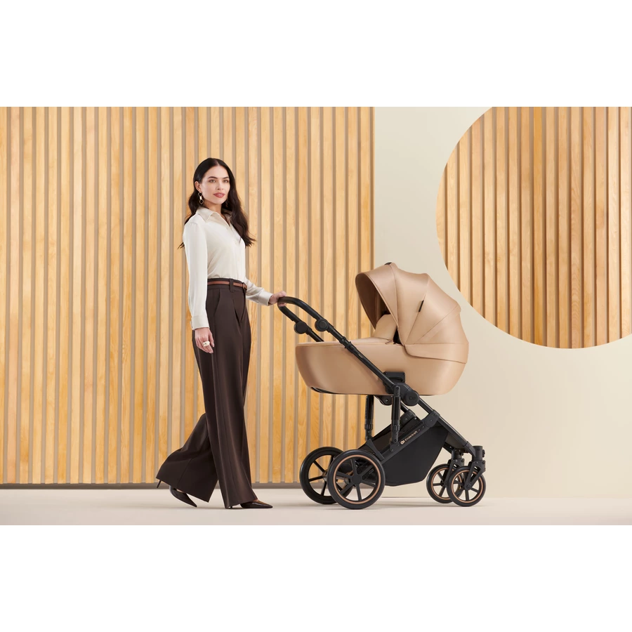 Kinderkraft Kombikinderwagen PRIME 2 2 in 1 Sandrose Beige