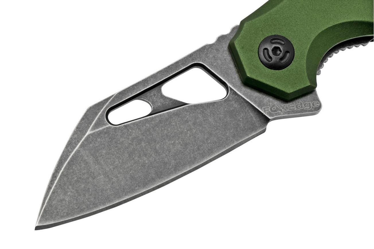 Fox Edge Atrax Black, Green Aluminium FE-026AOD zakmes