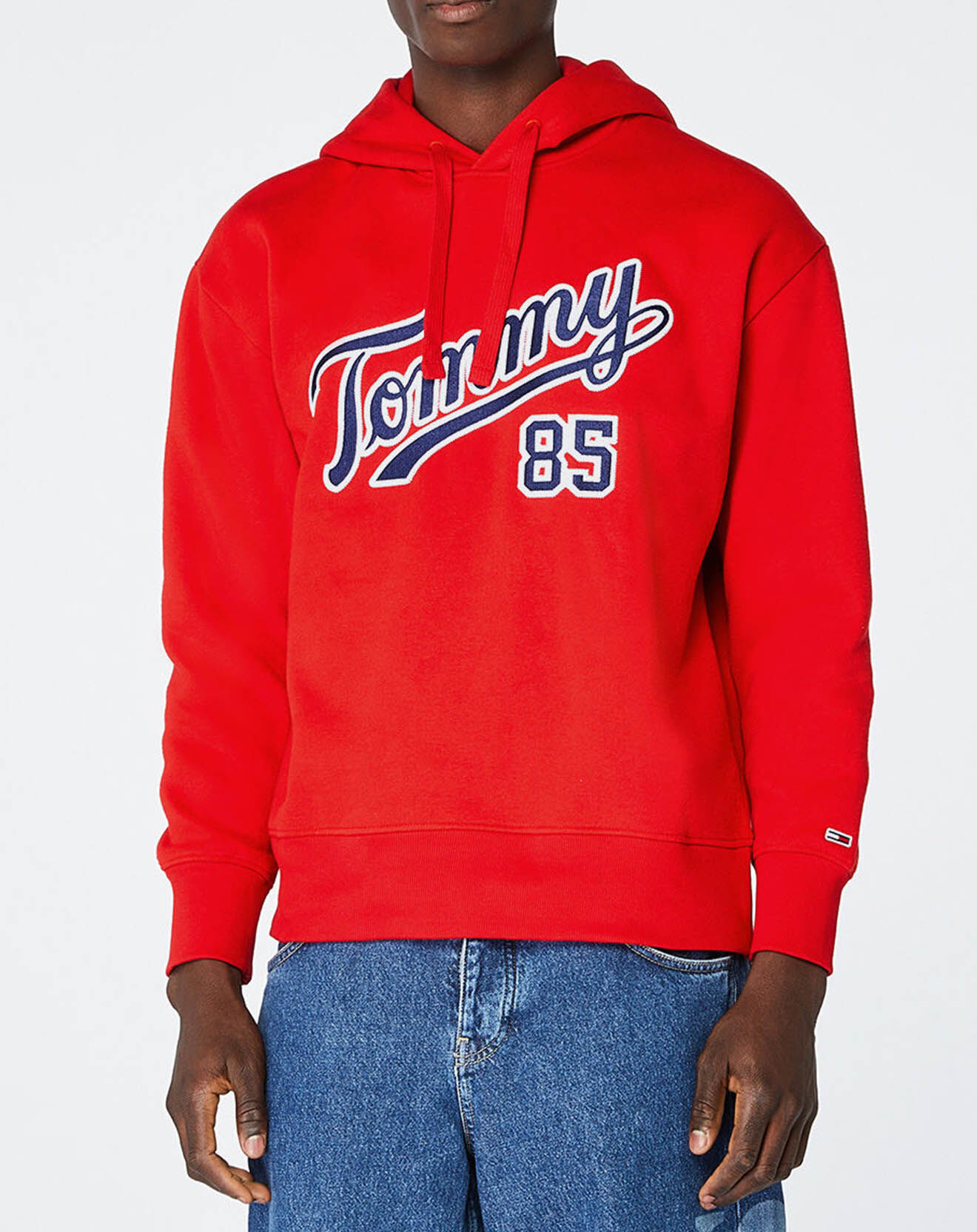 Tommy Jeans Sweat à capuche College 85 rouge