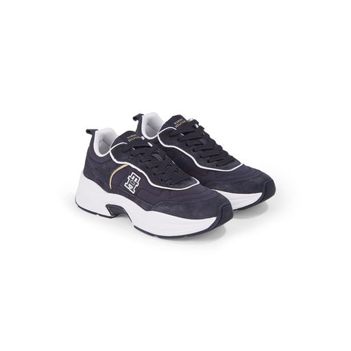 Tommy Hilfiger Chunky Runner Ventile Sneakers, Space Blue, 39