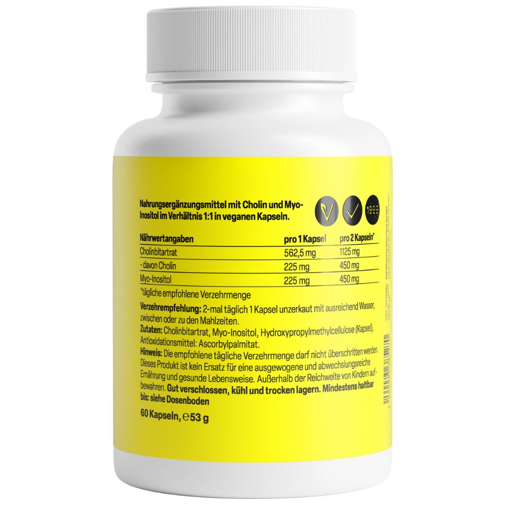 ZeinPharma® Cholin Inositol Kapseln 450/450 mg