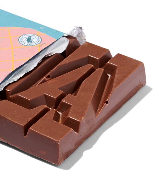 tablette de chocolat au lait gaufre hollandaise caramel 180g