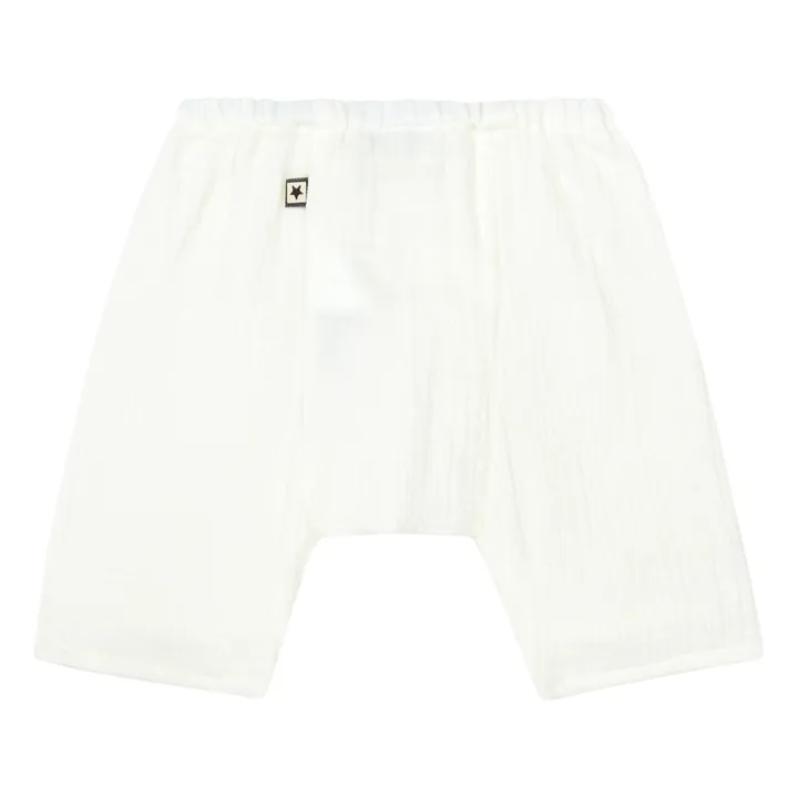 Bonton Sarouel Gaze de Coton Bio Laos | Ecru