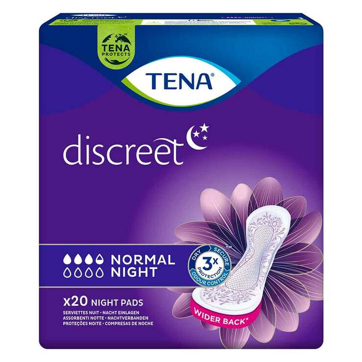 TENA® discreet Normal Night Einlagen bei Inkontinenz, 20 St