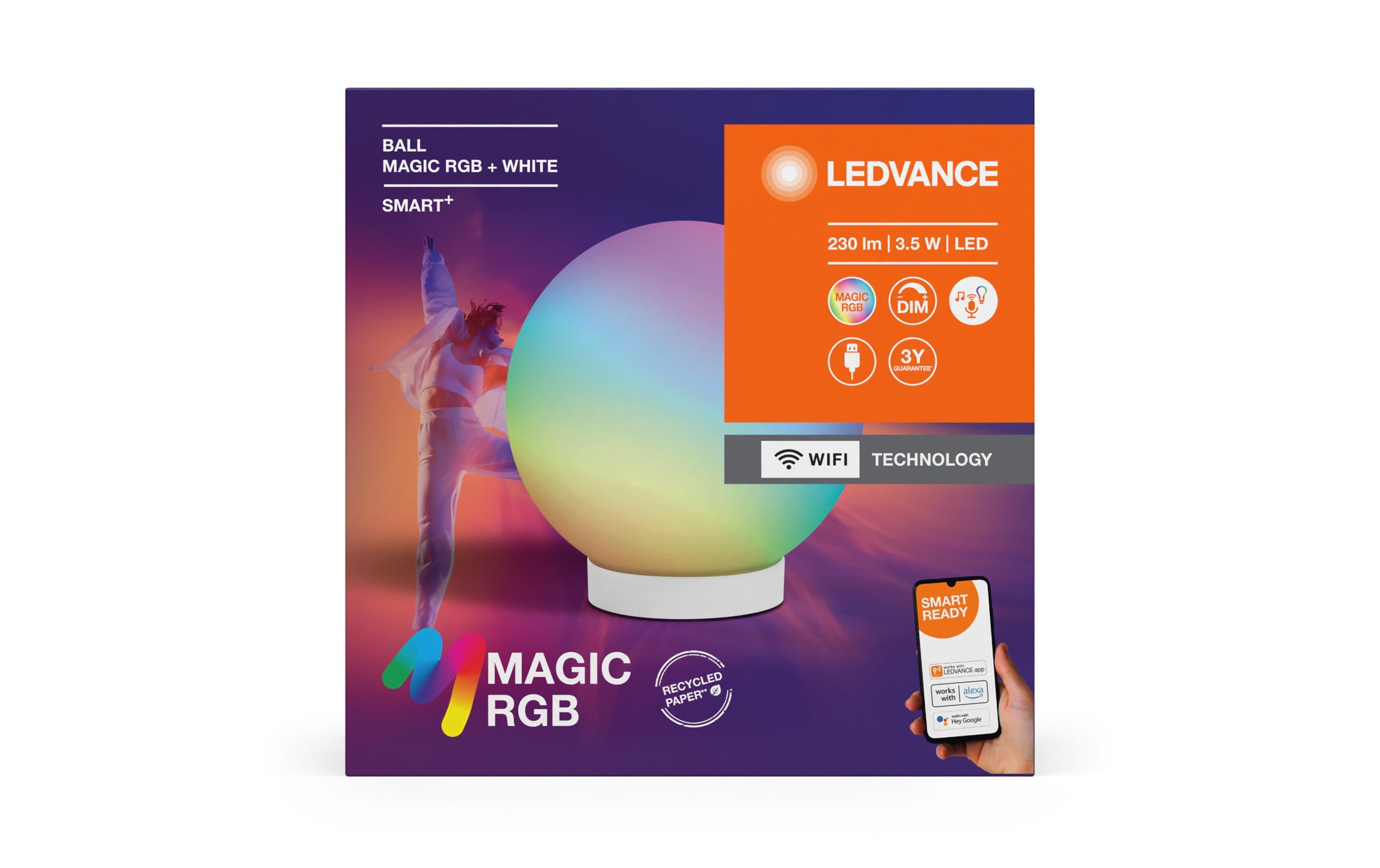 SMART+ BALL MAGIC RGB RGBW USBSmarte Nacht-/Tischleuchte