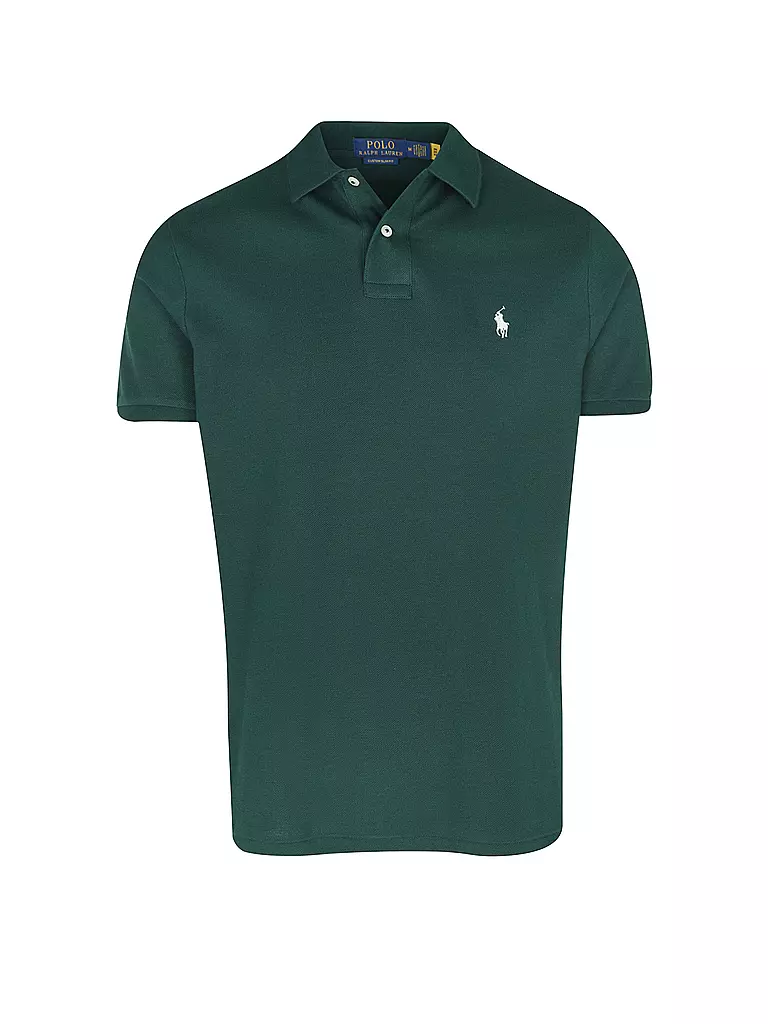 POLO RALPH LAUREN Poloshirt Custom Slim Fit dunkelgrün