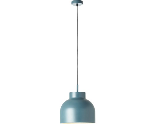 Hanglamp, 1-lichts, HxØ 120x32,5 cm, turquoise