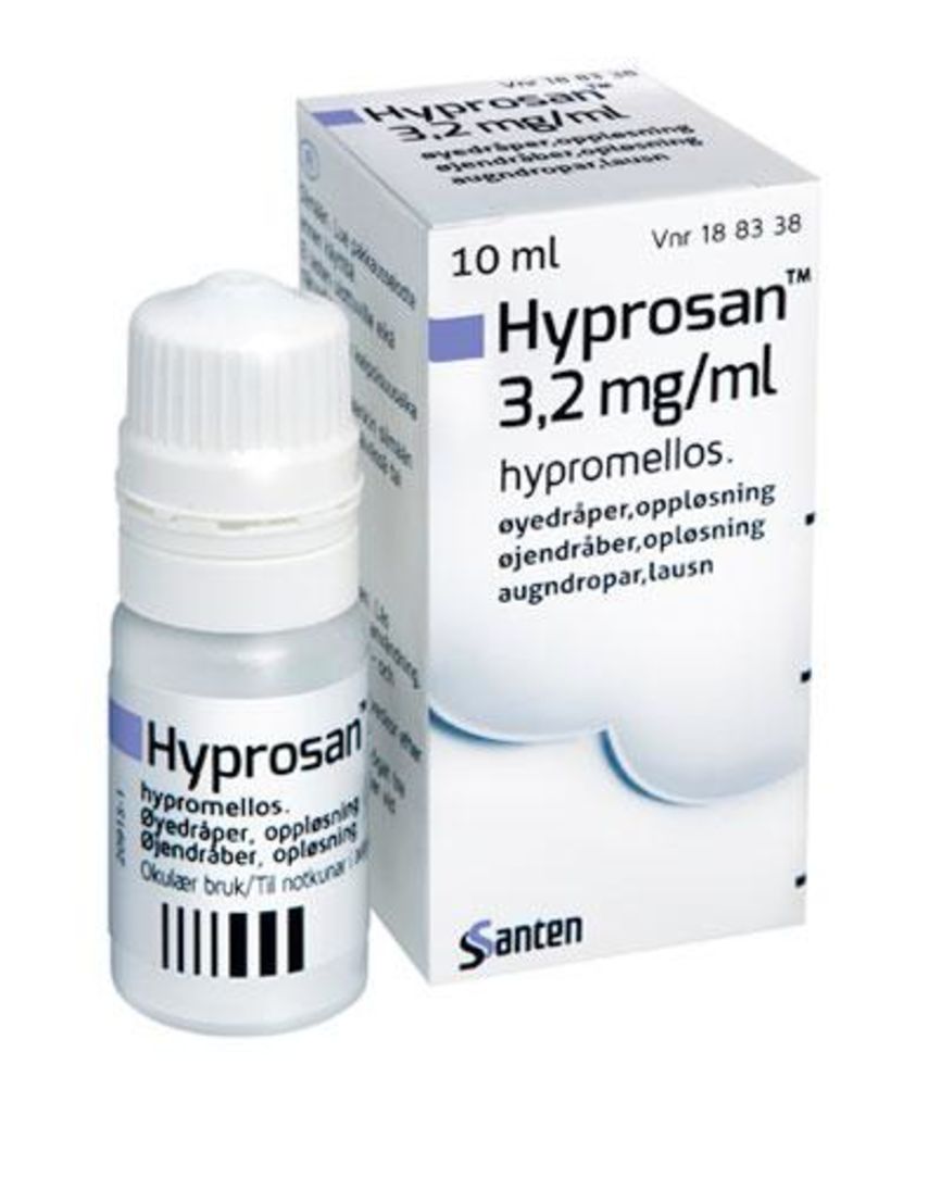 Hyprosan Øyedr 3,2 mg/ml