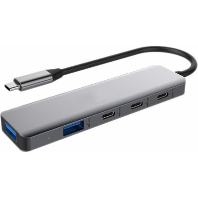 DLH DY-TU5200 hub & concentrateur USB Type-C 10000 Mbit/s Gris