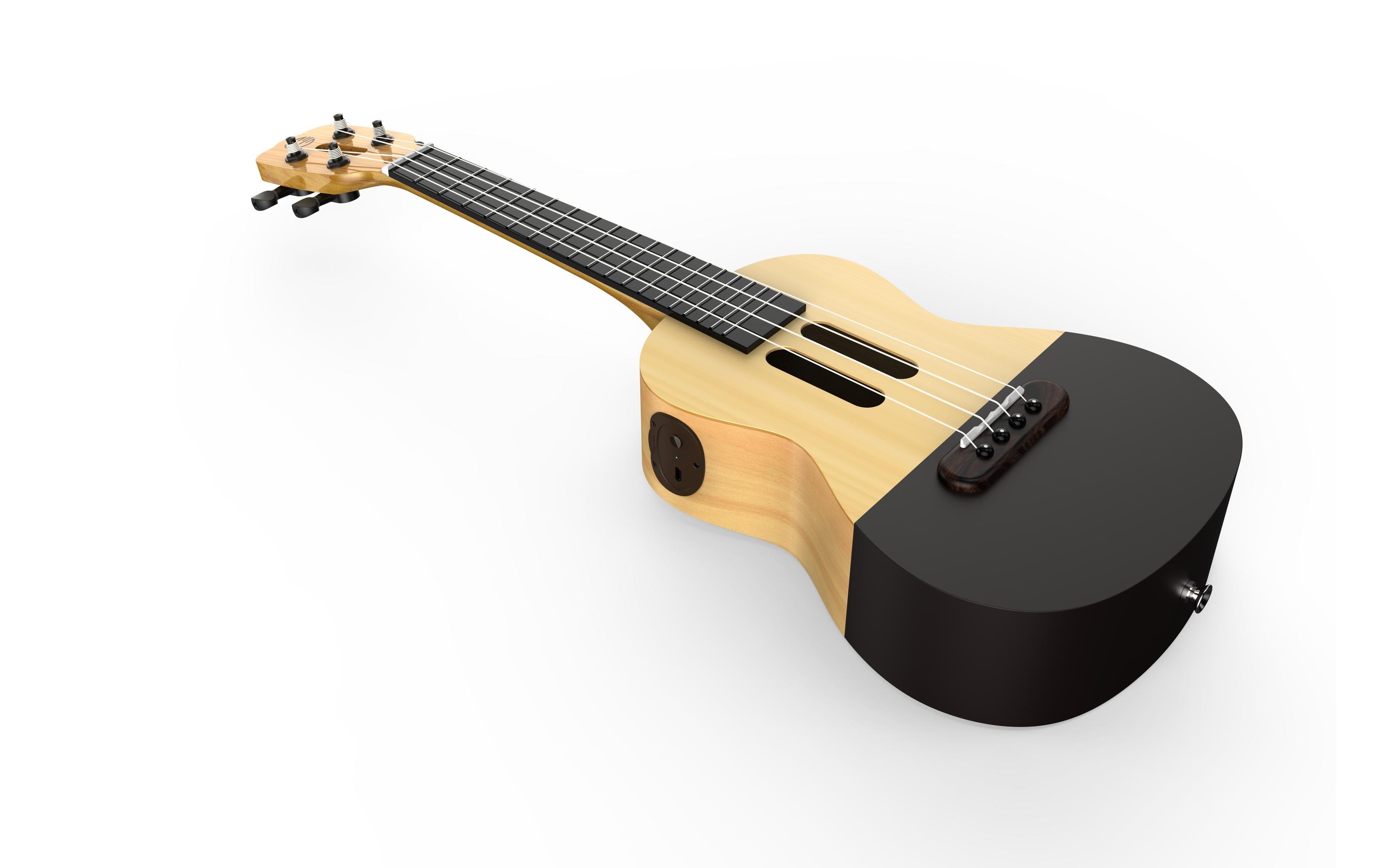 Ukulele Populele U1<br>Smart-Ukulele mit LED-Anzeige-System