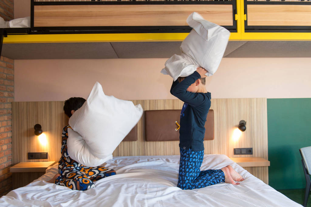 B.Nosy pyjama Zack met printopdruk blauw/zwart