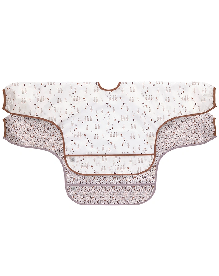 Ärmellätzchen TINY FARMER – GOOSE 2er-Set in weiß/lilac