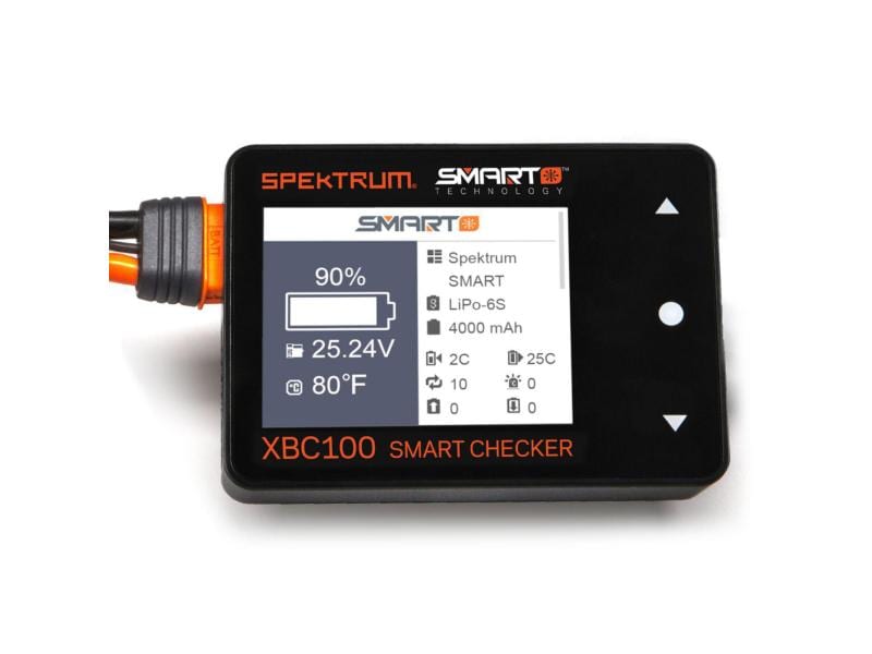 Spektrum Akkutester XBC100 Smart Akku- & Servotester LiPo Checker mit integriertem Servotester